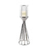 Hexagon Candle Holder - Silver